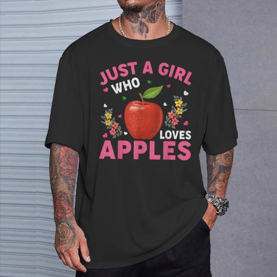 Funny apple t shirts best sale