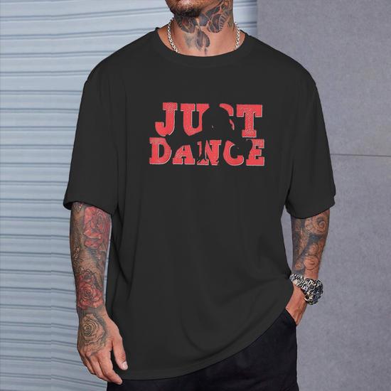 Dance Red Black Just Dancing Dancer T-Shirt - Thegiftio