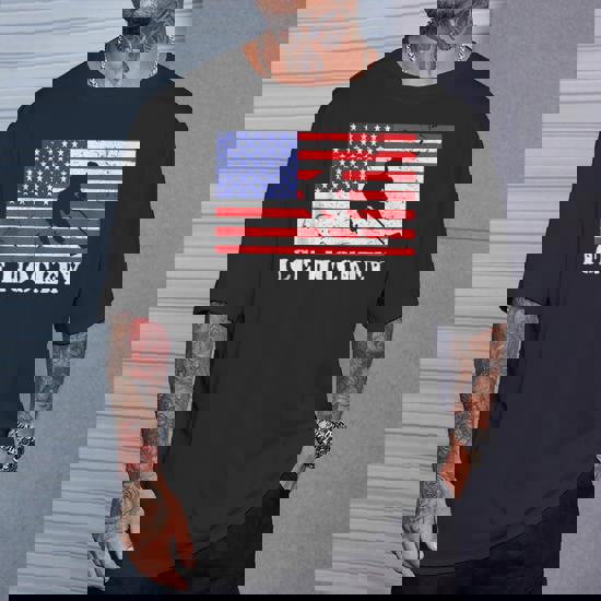 USA American Flag Hockey Cool Ice Skating Tshirt Player Gift USA American Flag Hockey Cool Ice Skating Tshirt Player Gift