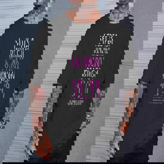 Fashwork Tshirt Compleanno 50 Anni Attenzione Ventenne Con 30 Anni Di - Foto 8