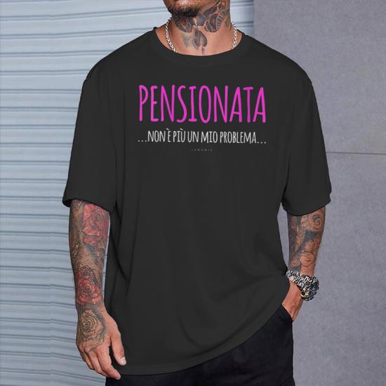 Maglietta Donna Divertente 'ciò L'ansia' – T-shirt In 100% Cotone, Morbida E Stampata In Italia, Idea Regalo Originale Per Amica