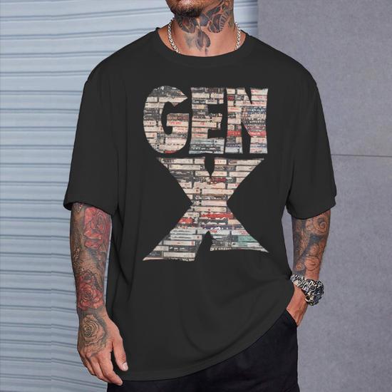 60s 70s 80s ビンテージ　tシャツ Gen X 60S 70S 80S Rock Cassettes Vintage Mixtape T-Shirt - Thegiftio