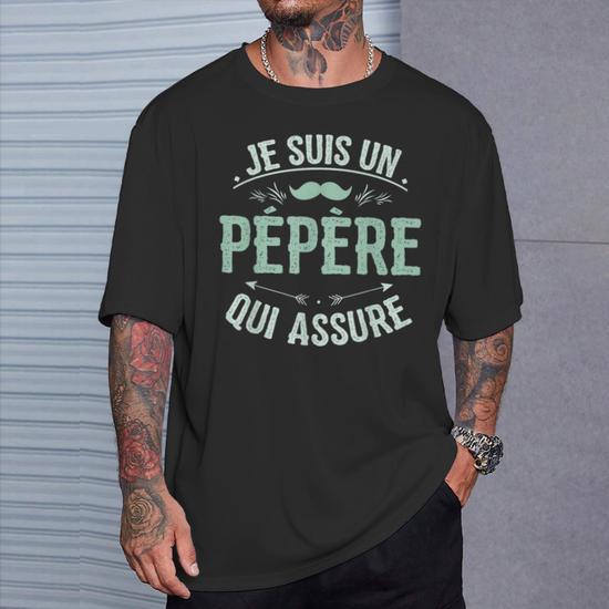 Sweatshirt Humour "Je Suis Un Pépère Qui Assure" - Cadeau Drôle Pour Grand-Père, Fête Des Pères, Anniversaire