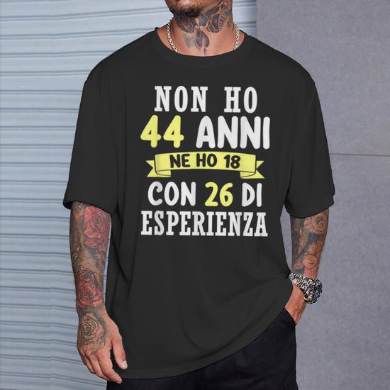 44 Anni Di Compleanno Uomo Donna Idee Regalo Divertente Maglietta