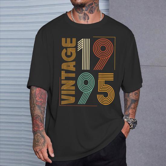 T-shirt Vintage 1995 – Édition Limitée Anniversaire Pour Homme Ou Femme | Cadeau Original Pour Les 28 Ans