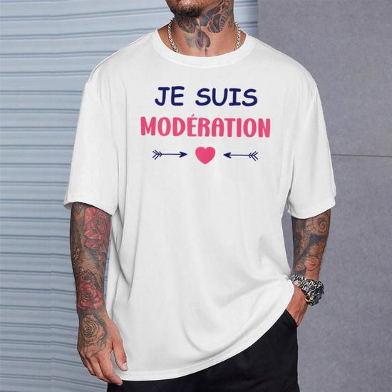 T-Shirt Humoristique "Je Me Suis Dit D'arrêter De Boire Mais Qui écoute Un Alcoolique" - Cadeau Drôle Pour Père, Grand-Père