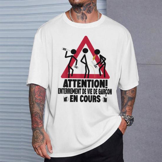 T-shirt EVG Staff Enterrement Vie De Garçon - Drôle Et Décontracté Pour Fête Célibataire
