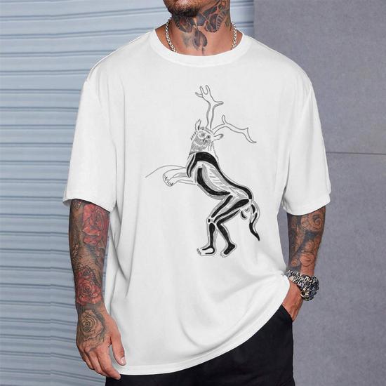 Shaman Paleolithic Art Prehistory Cave T-Shirt - Monsterry DE