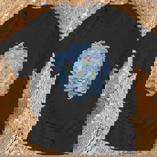 Cactus Echeveria Hen And Chicks Succulent Succa Plant T-Shirt