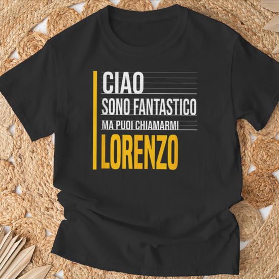 Maglietta Divertente Uomo: 'I May Be A Bad Influence But At Least I'm Funny' – 100% Cotone