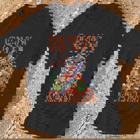 Rpg T-Shirt Barbarian D20 Gamer Funny Roleplaying Gift Rpg T-Shirt Barbarian D20 Gamer Funny Roleplaying Gift