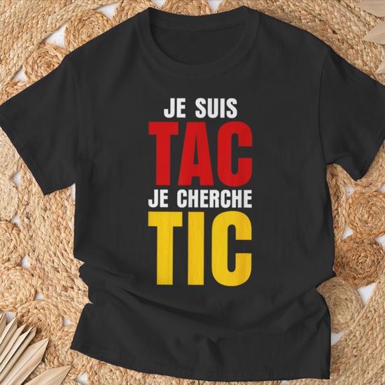 Déguisement TIC Et TAC - Débardeur Duo « Je Suis TAC Je Cherche TIC Déguisement TIC Et TAC - Débardeur Duo « Je Suis TAC Je Cherche TIC