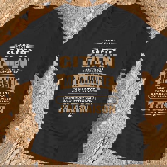 Marseillais Je Ferme Pas Ma Gueule Cadeau Humour' T-shirt Homme