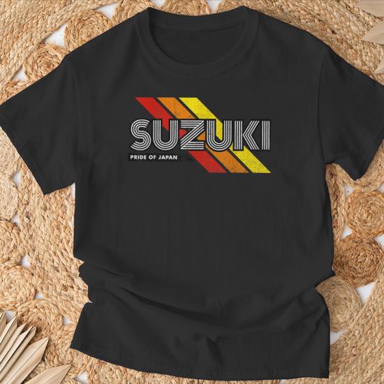 Suzuki Japanese Family Name Retro Vintage T-Shirt | Seseable UK
