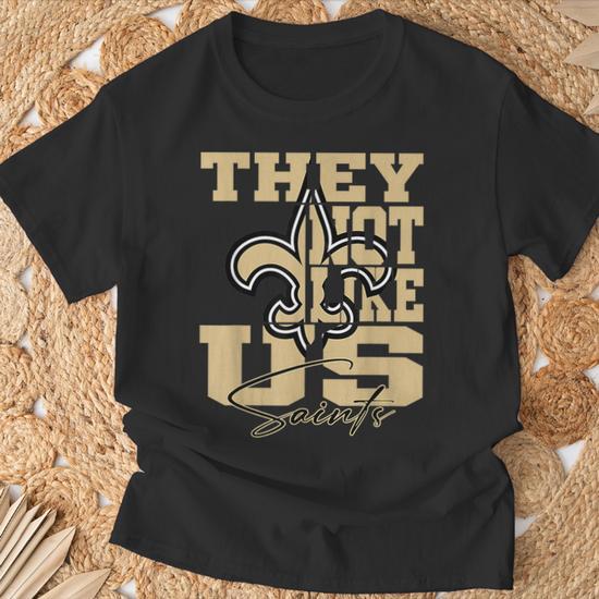 They Not Like Us Saints T Shirt Thegiftio UK