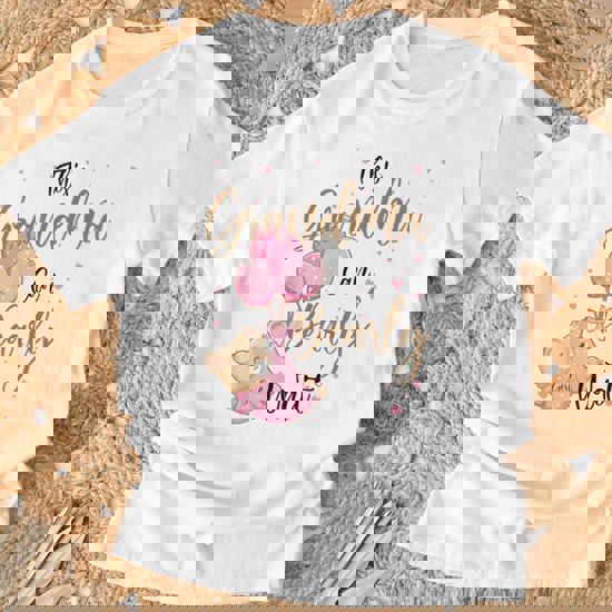 Baby Bear Baby Shower Spring Grandma Bearly Wait Baby Girl T