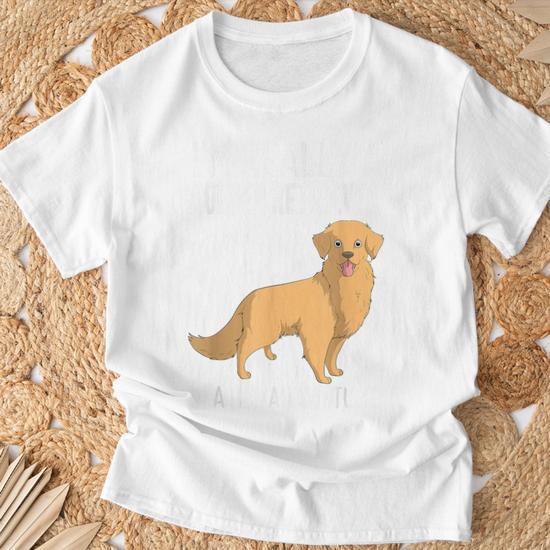 My Human Costume Im A Golden Retriever Dog Halloween T Shirt Monsterry CA