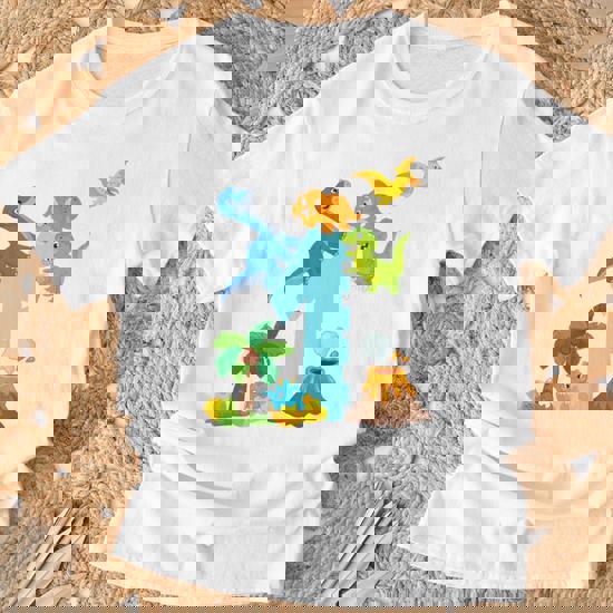 Playeras Dinosaurios Dinosaurios Para Camisas Cumpleaños Playeras  Personalizadas Playeras De CumpleaÃ±os De