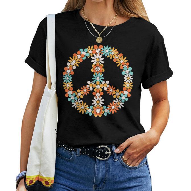 Woman's t-shirt - HIPPIE DAY sweet - Colorful hippie print