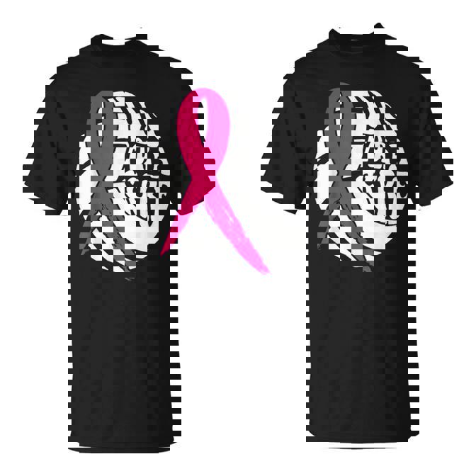 Dig For A Cure Breast Cancer Awareness Volleyball Pink Out T-Shirt | Mazezy