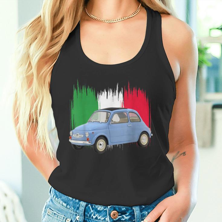 500Intage Car Flag Of Italy Dad Engines Tank Top