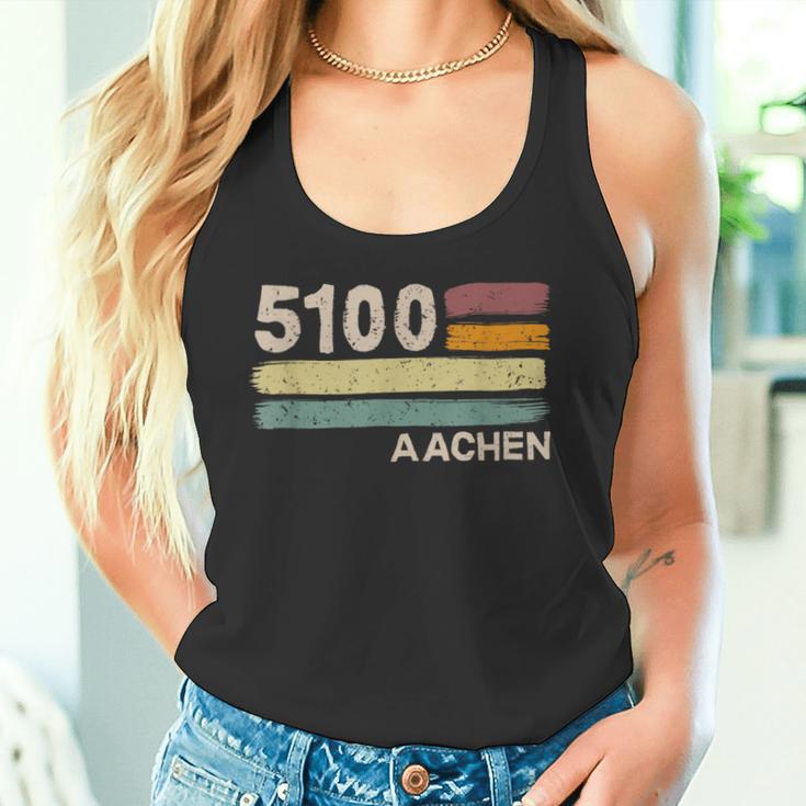 5100 Aachen Retro Postcodes Old Postcodeintage Tank Top