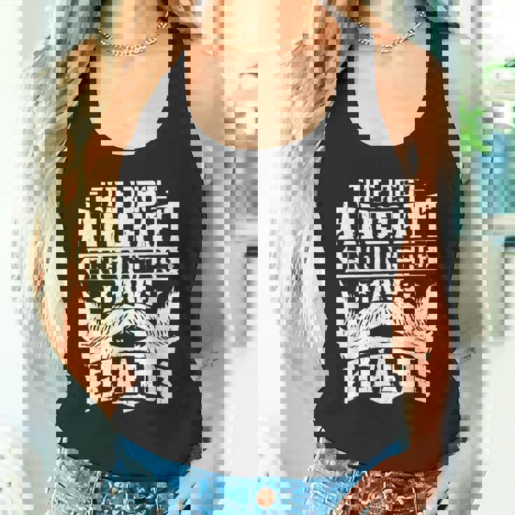 Aircraft Engineer Bearded Aircraft Engineering Engineer Camiseta sin mangas