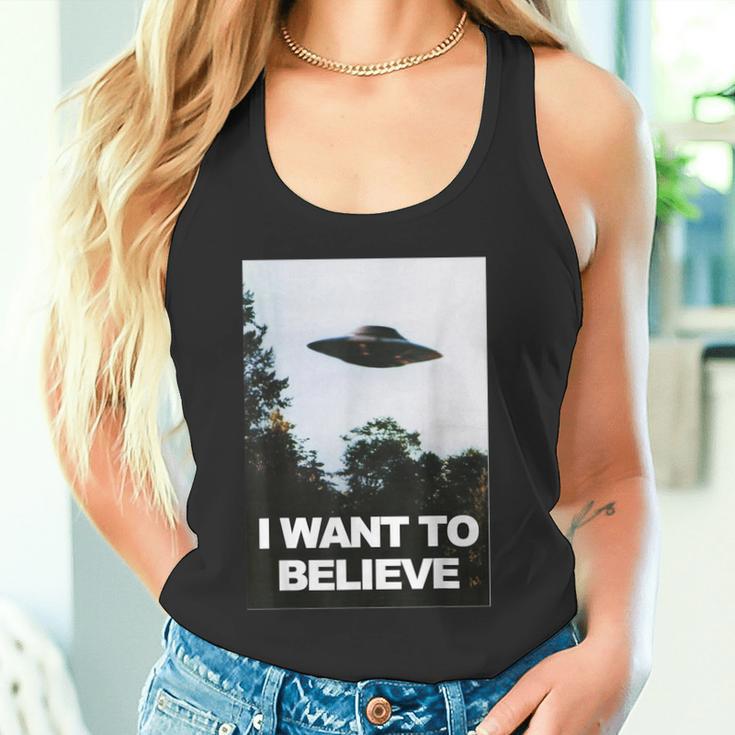 Alien Ufo Hunter I Want To Believe Tank Top