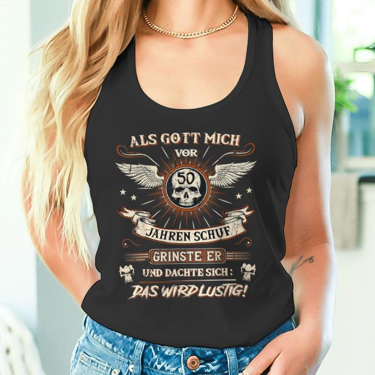 Als Gott Michor 50 Jahren Schuf Grinste Er 50Th Birthday Als Gott Michor S Tank Top