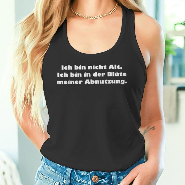 Alt Mann Frau Party Freizeit Spaß Sprüche Tank Top