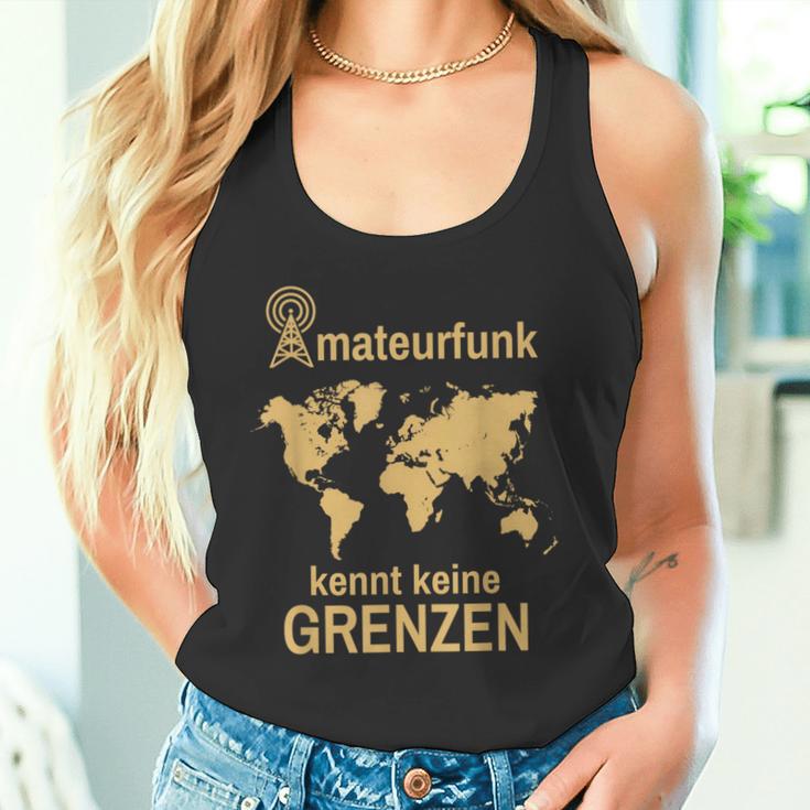 Amateurfunk Kennt Keine Borders Retro Radio Amateur Radio Tank Top