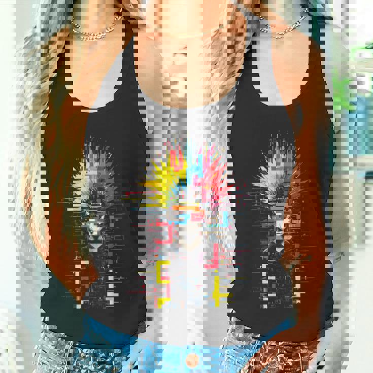 Anime Colorido Arte Japón Arte Gráfico Anime Camiseta sin mangas
