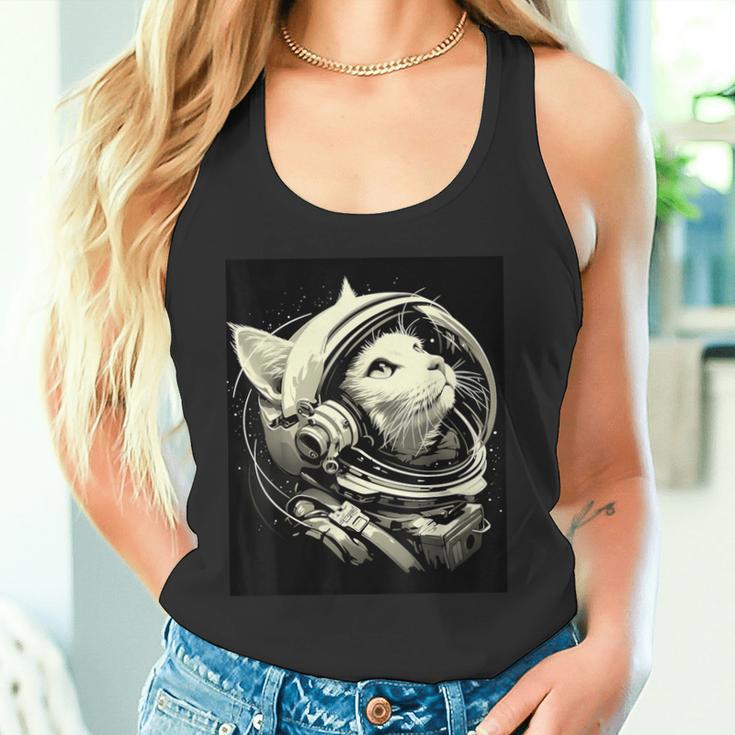 Astronaut Cat Tank Top