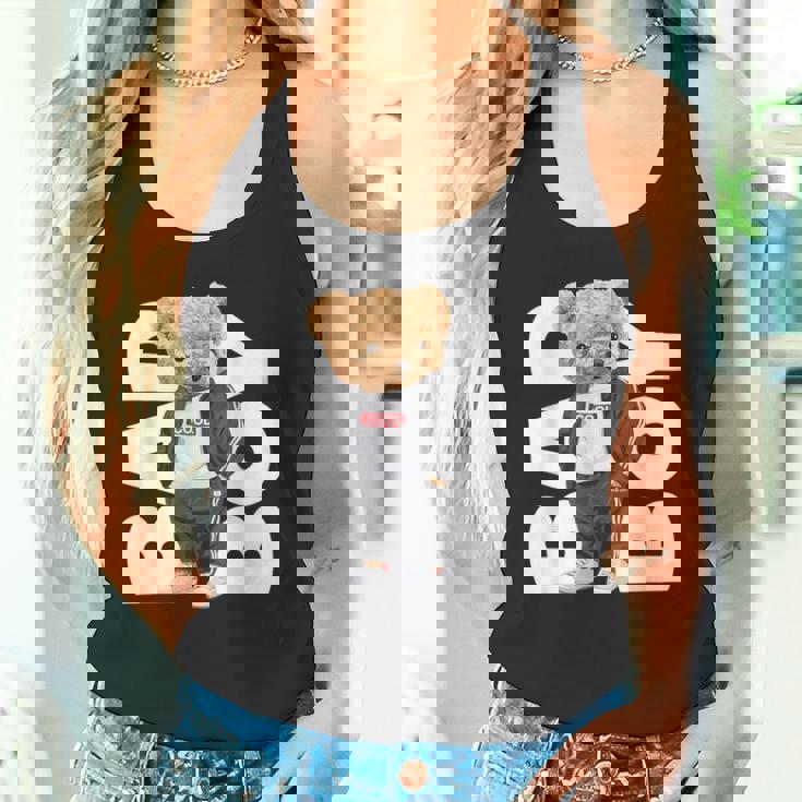 Bad Boy Teddy Bear Graphic Style Fun Canotta