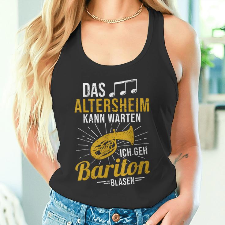 Baritone Horn Musician Das Altersheim Kann Wait Baritone Tank Top