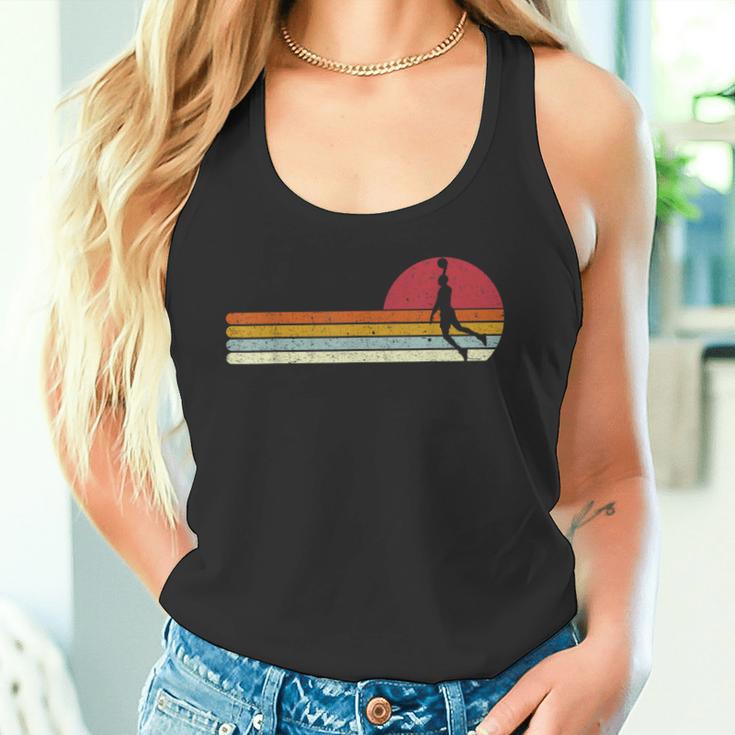 Basketball Sunset Sunsetintage Retro Distressed Tank Top