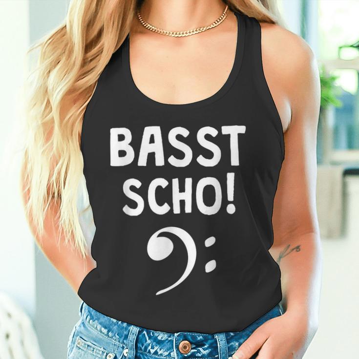 Basst Scho Bass Guitar Bassist Tank Top