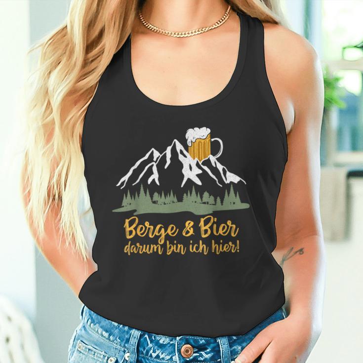 Berge & Bier Darum Bin Ich Hier Tank Top