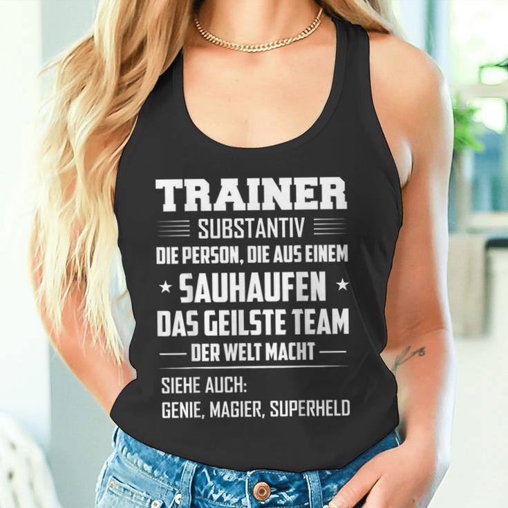 Best Trainer Coach Football Handballolleyball Tank Top