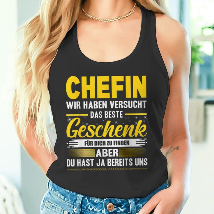 Beste Chefin Der Welt Arbeit Saying Du Hast Ja Bereits Uns S Tank Top