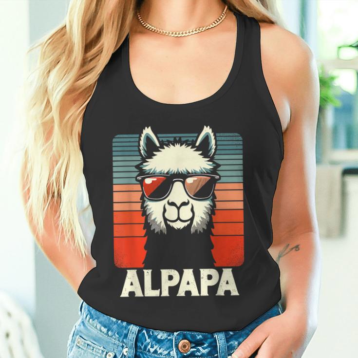 Bester Papa Alpapa Alpaka Frischgebackener Papaatertag Tank Top