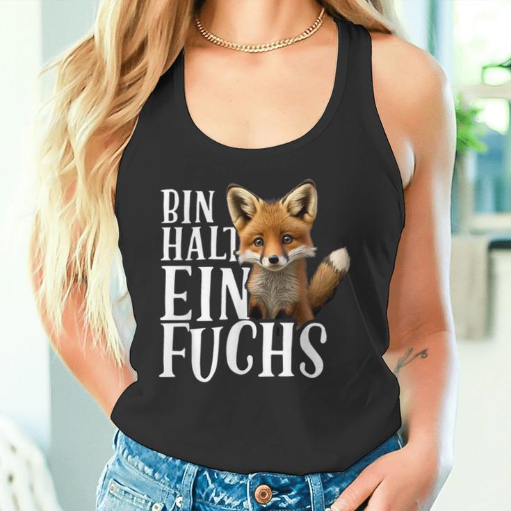 Bin Halt Ein Fuchs Fuchs Lieberhalter Statement Tank Top