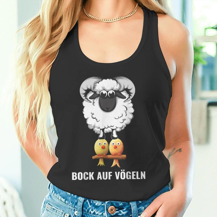 Bock Aufogelgeln Berideutig Sheep Bird Sheep Tank Top