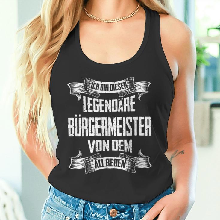 Bürgermeister Legend intage Slogan S Tank Top