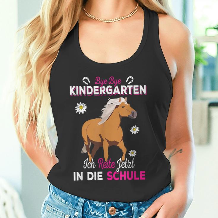 Bye Bye Kindergarten Ich Ride Jetzt In Die Schule Rider Tank Top