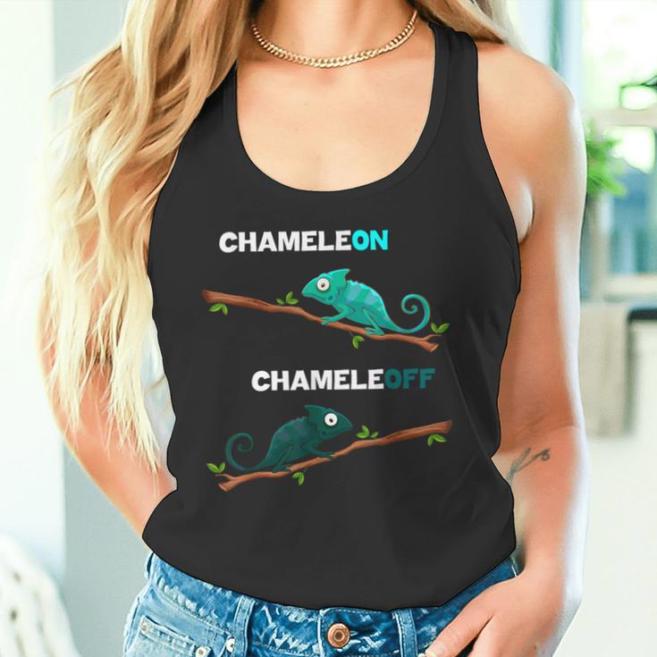 Chameleon Chameleoff Chameleon Slogan Tank Top