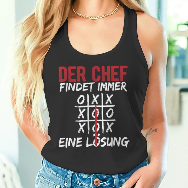 Chef Finding Immer Eine Lösung Chef Tank Top