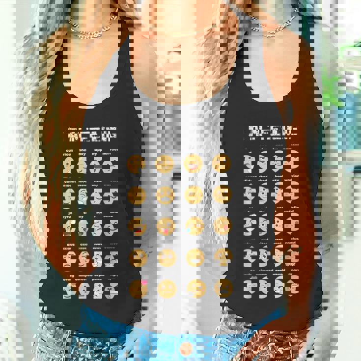 Colección De Muchos Emoticonos Divertidos Lindos Y Divertidos Camiseta sin mangas
