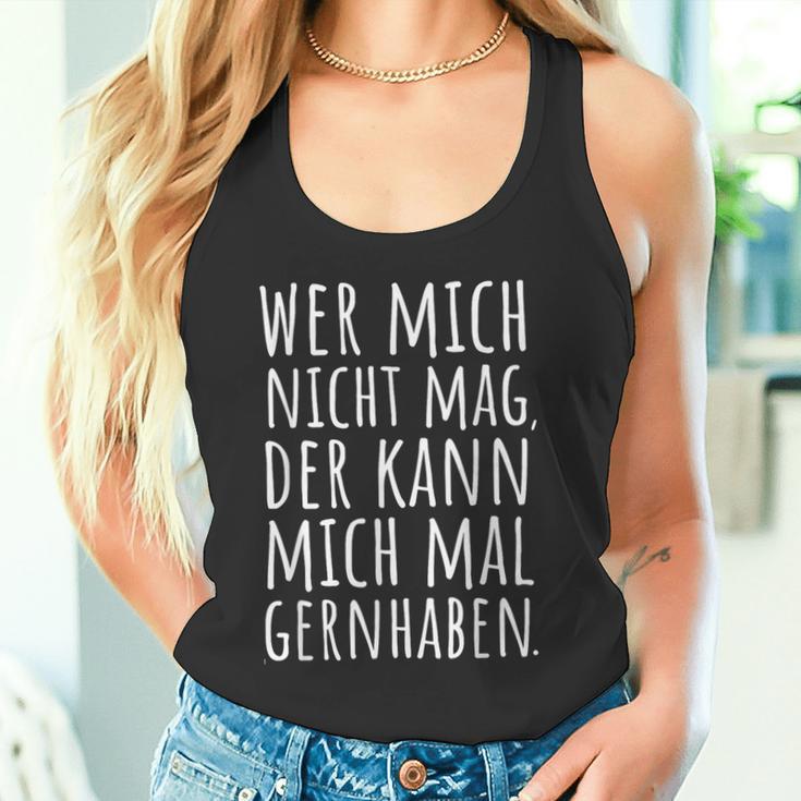 Cool Sayings Wer Mich Nicht Mag Witz Ironisch Tank Top