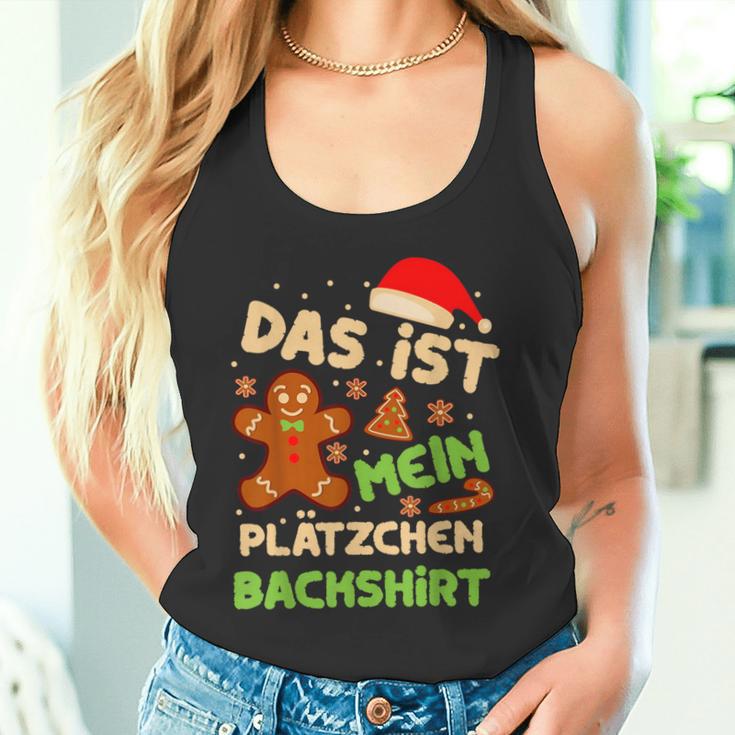 Das Ist Mein Plätzchen Back Outfit Christmas Tank Top